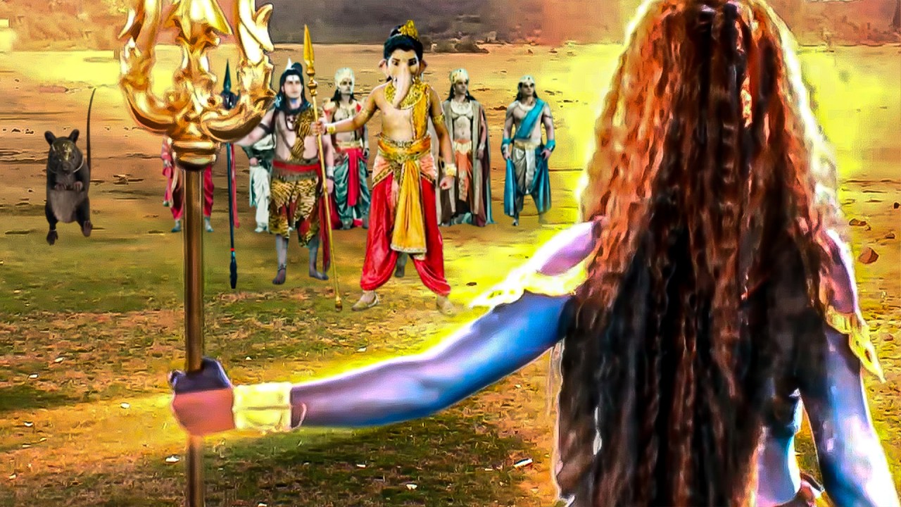 क्यों अपनी ही माता स्वरूप माँ काली के सामने युद्ध के लिए खड़े हो गए गणेश जी! | Vighnaharta Ganesh