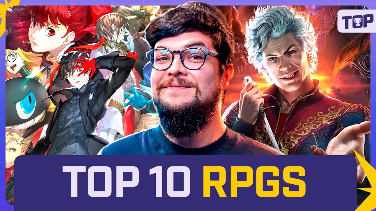 10 MELHORES RPGs DE TODOS OS TEMPOS! TOP ALGUMA COISA #012 #flowgames