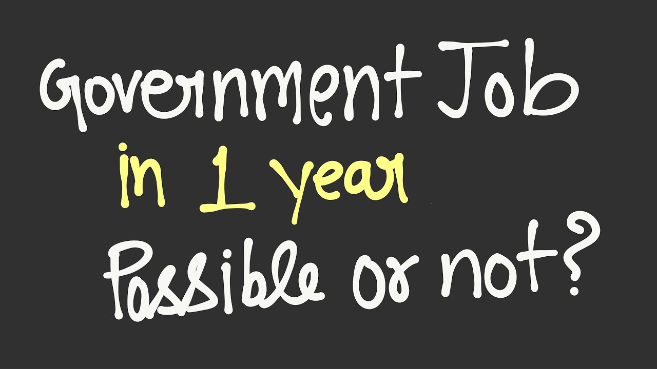 Guaranteed Government Job in Next 1 Year | DON'T SKIP 🔥