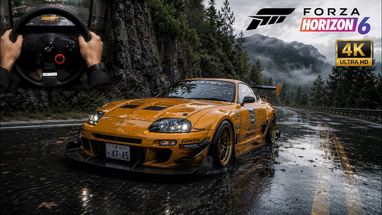 Forza Horizon 6 | Insane Toyota Supra Highway Run in 4K