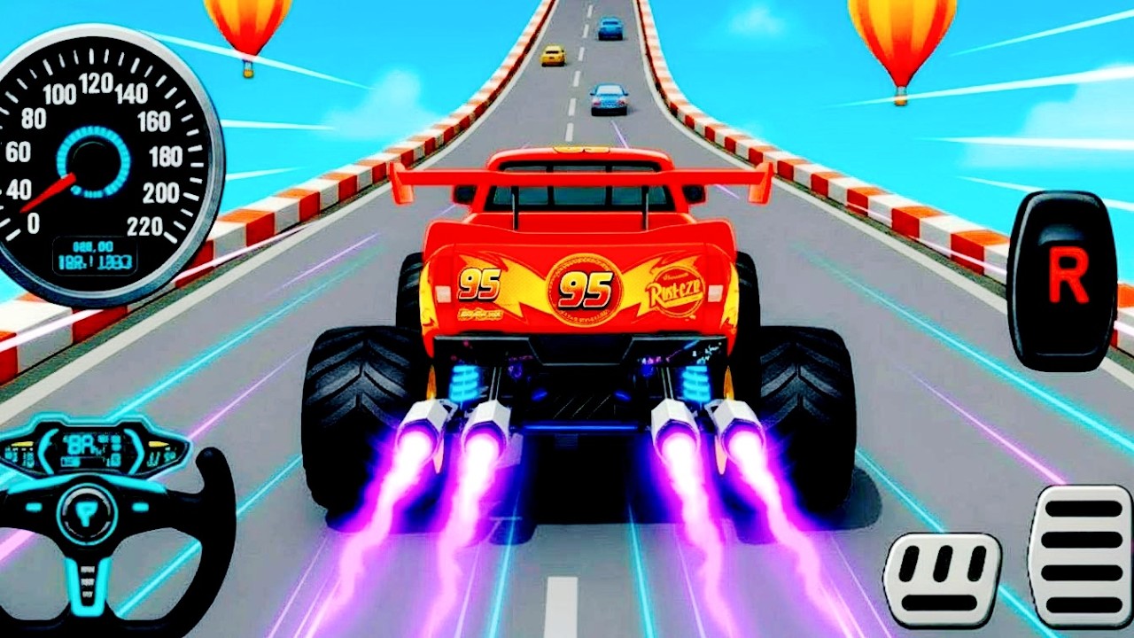 Watch Monster Truck: Epic New Monster Truck Racing & High-Speed Stunts on Off-Road Track!