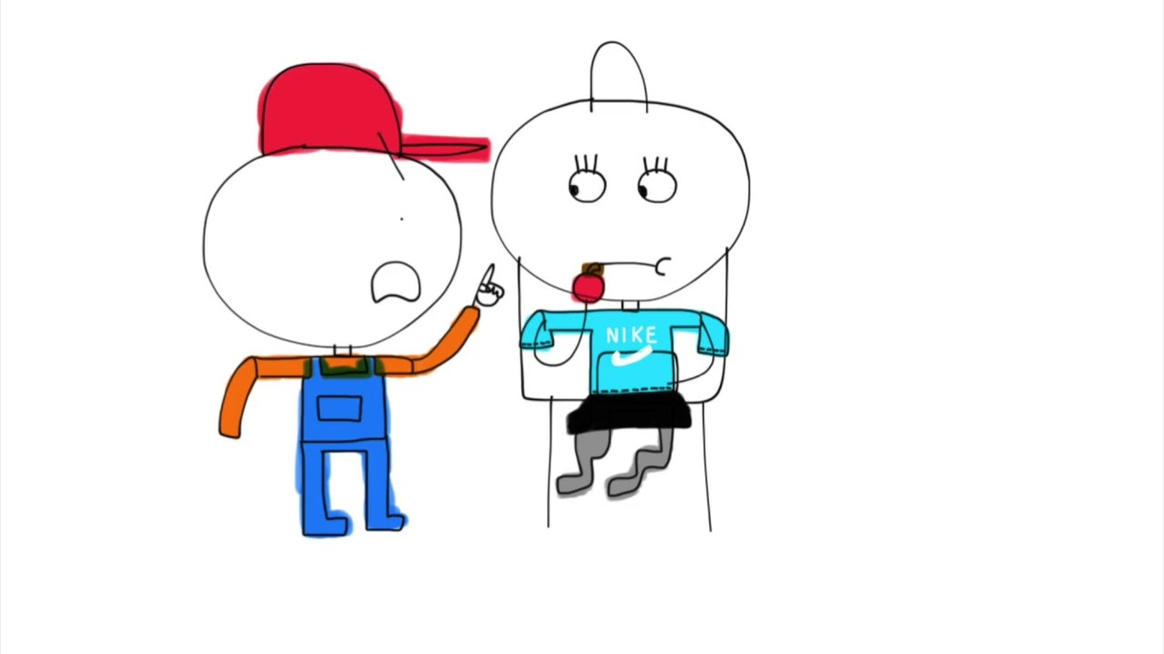 Look at me what I'm talking to you, lady! (GULPS)