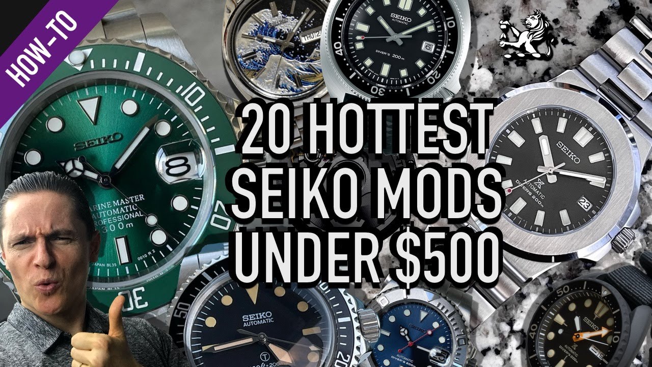 The Hottest 20 Modded Seiko Watches Under $500 & Best Places To Buy
