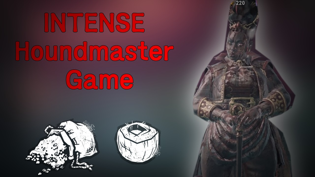 The most INTENSE Houndmaster match I've had!!! #dbd