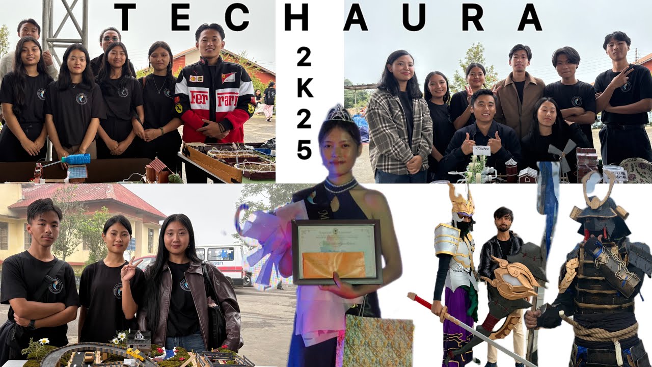 TechAura Fest 2025 | 3 Days of Innovation, Fun & Celebration at Nagaland University! 🎉