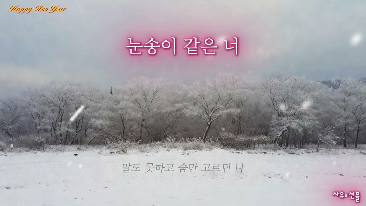 [ K-POP ] 눈송이 같은 너 ㅣ감성발라드ㅣ겨울노래ㅣ남과여ㅣ설렘주의보ㅣ