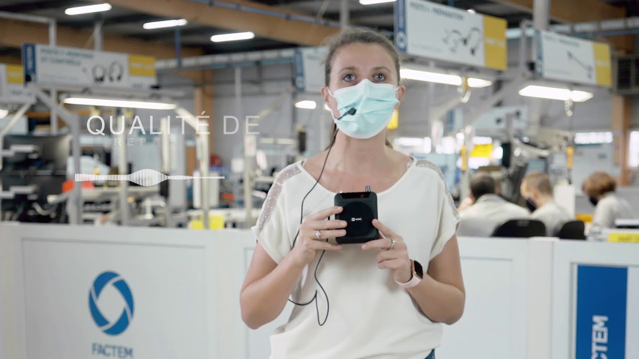 Nouveau Produit FACTEM - PVA 100 - Amplificateur de voix portable