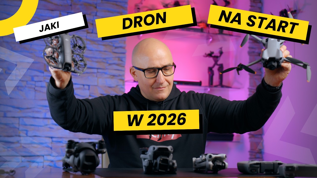 Jakiego Drona na początek w 2026? Już nawet od 500 zł.