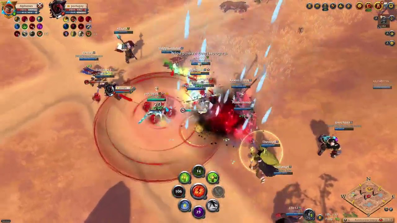 Outnumbered Fights POV Healer/DPS #14 - Albion Online