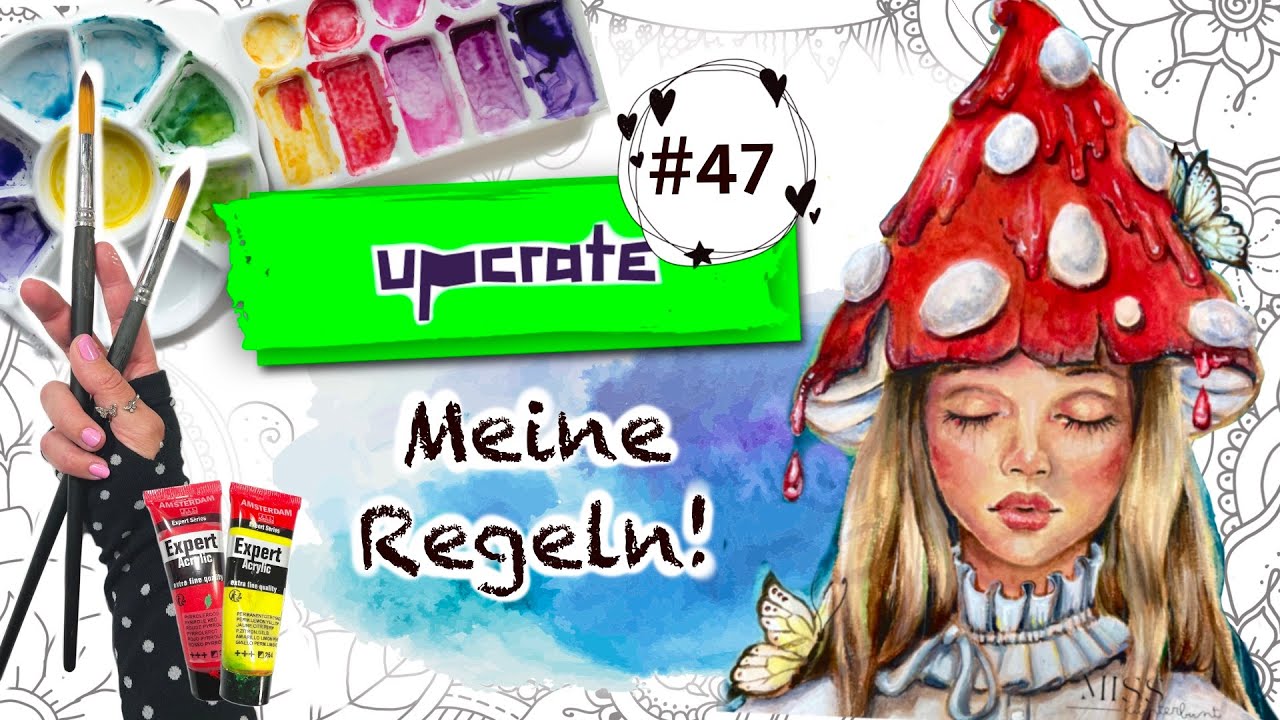 Upcratebattle 47 Regeländerung!! und Review der Amsterdam Expert Acrylfarben | Miss Kunterbunt Art