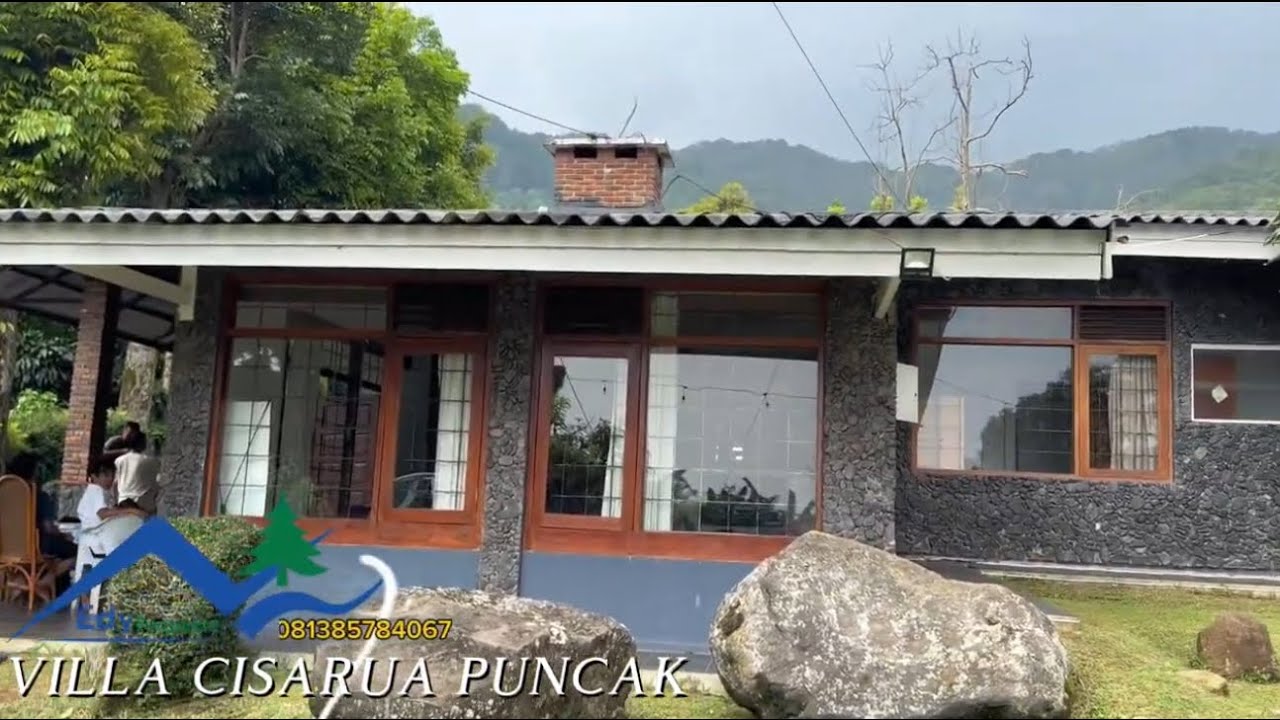 DI JUAL VILLA MOUTAIN VIEW CISARUA PUNCAK BOGOR 2275 METER SHM 5,5 M / NEGO