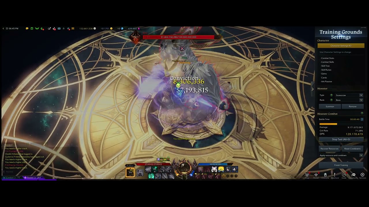 [Lost Ark] 1690 Spec Wildsoul 118M 2min parse