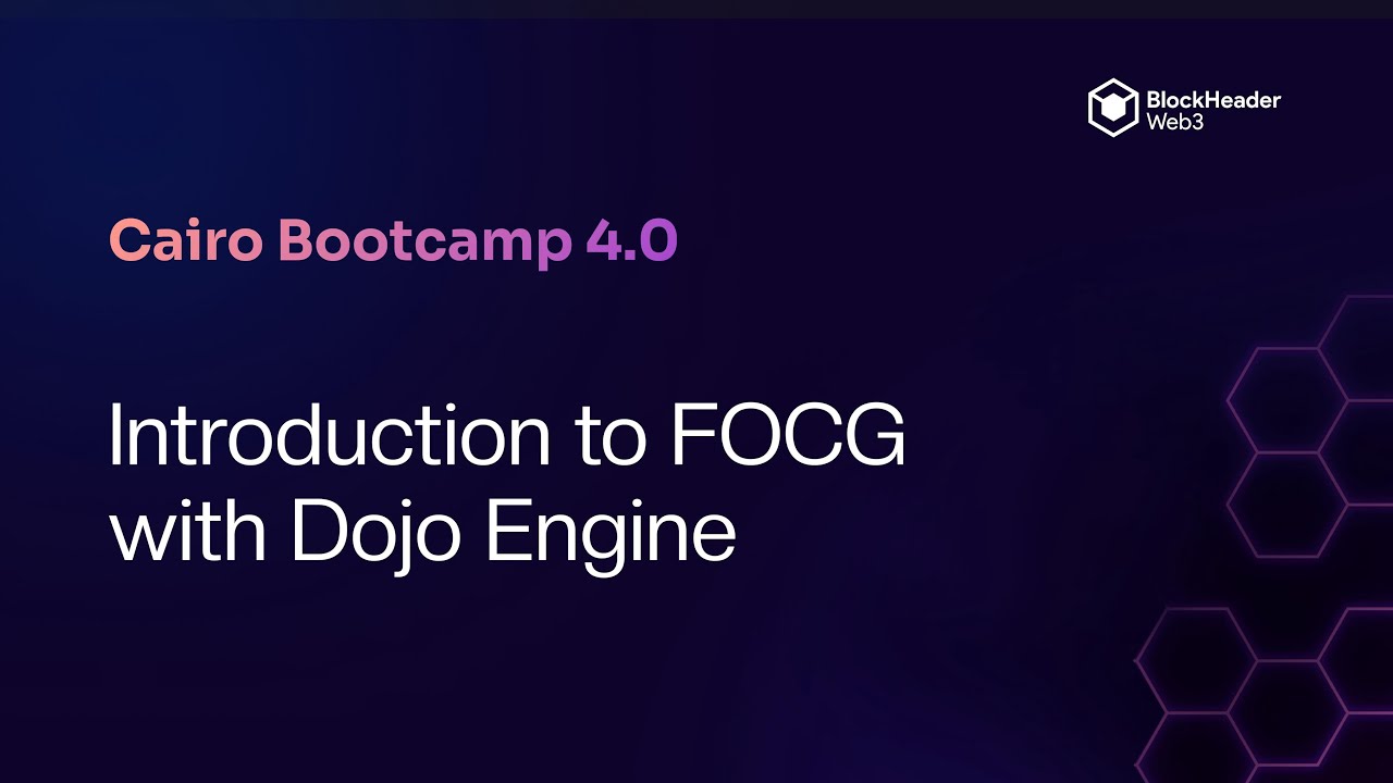 Building Fully OnChain Games  (FOCG) on Starknet Using Dojo Engine
