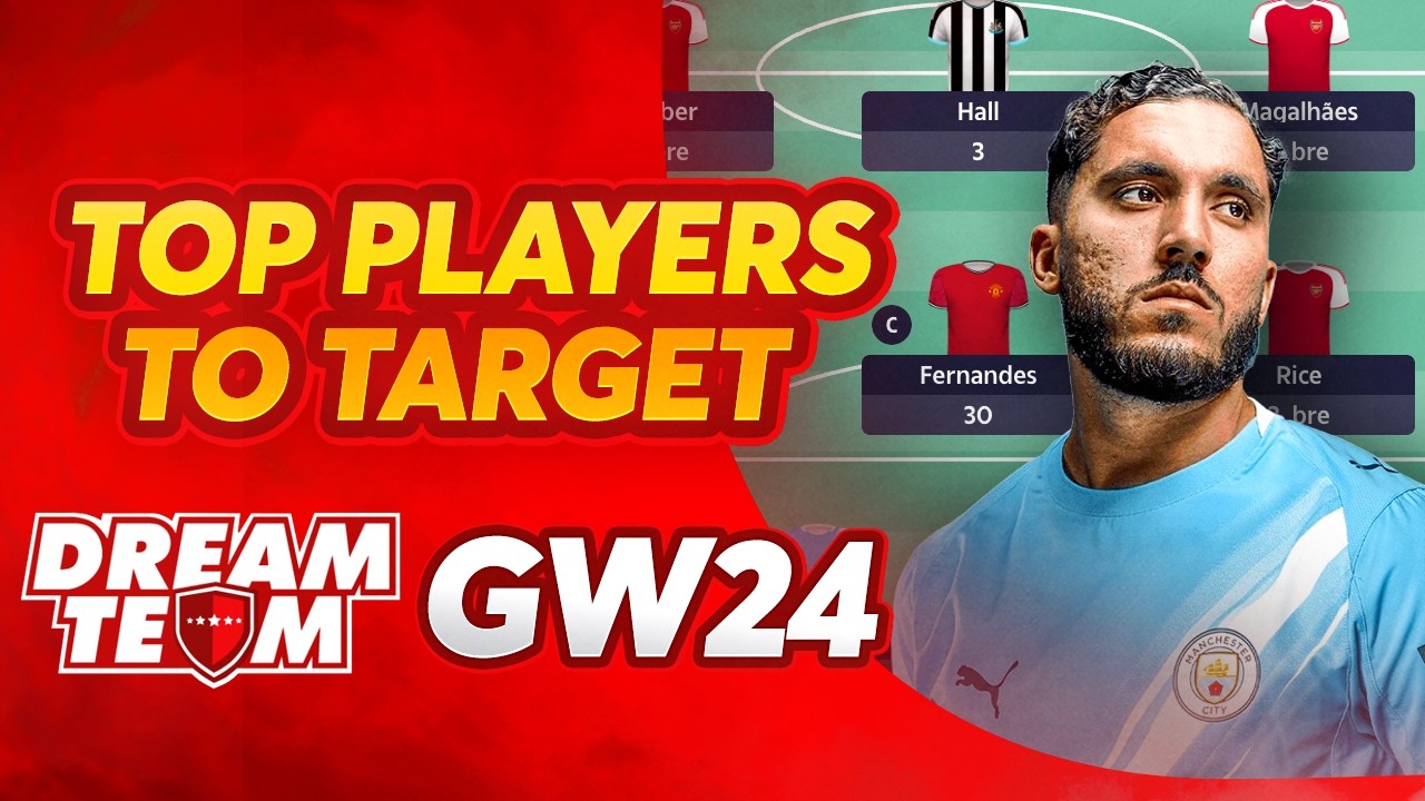 TOP PLAYERS TO TARGET GW24 🎯 | SUN DREAM TEAM 25/26 ⚽️ FANTASY FOOTBALL TIPS