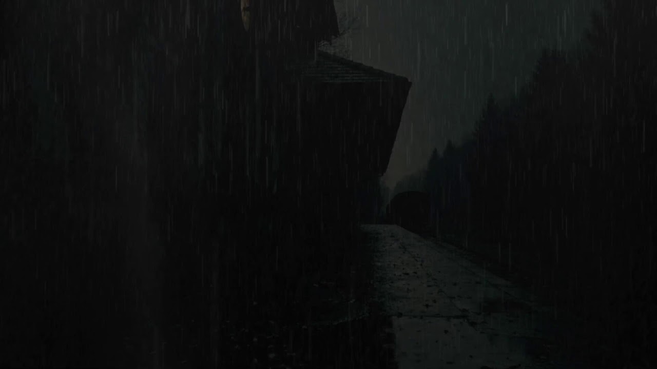 Heavy Rain Background Noise | 10H Sleep Therapy