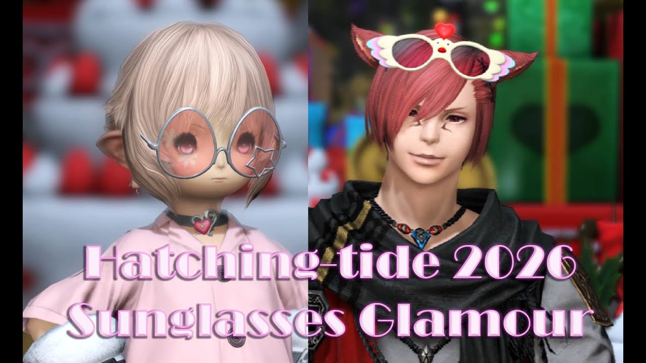 [FFXIV] NEW Hatching-tide 2026 Sunglasses Glamour – Dual Dye Preview (No Filters)