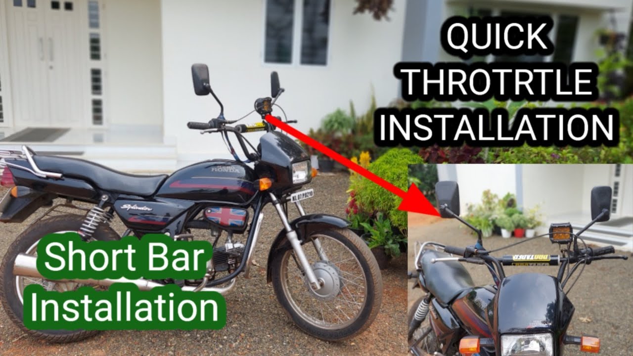 throtrtle & short bar installation 💯malayalam detailed full review💫 [Adnox bit ]