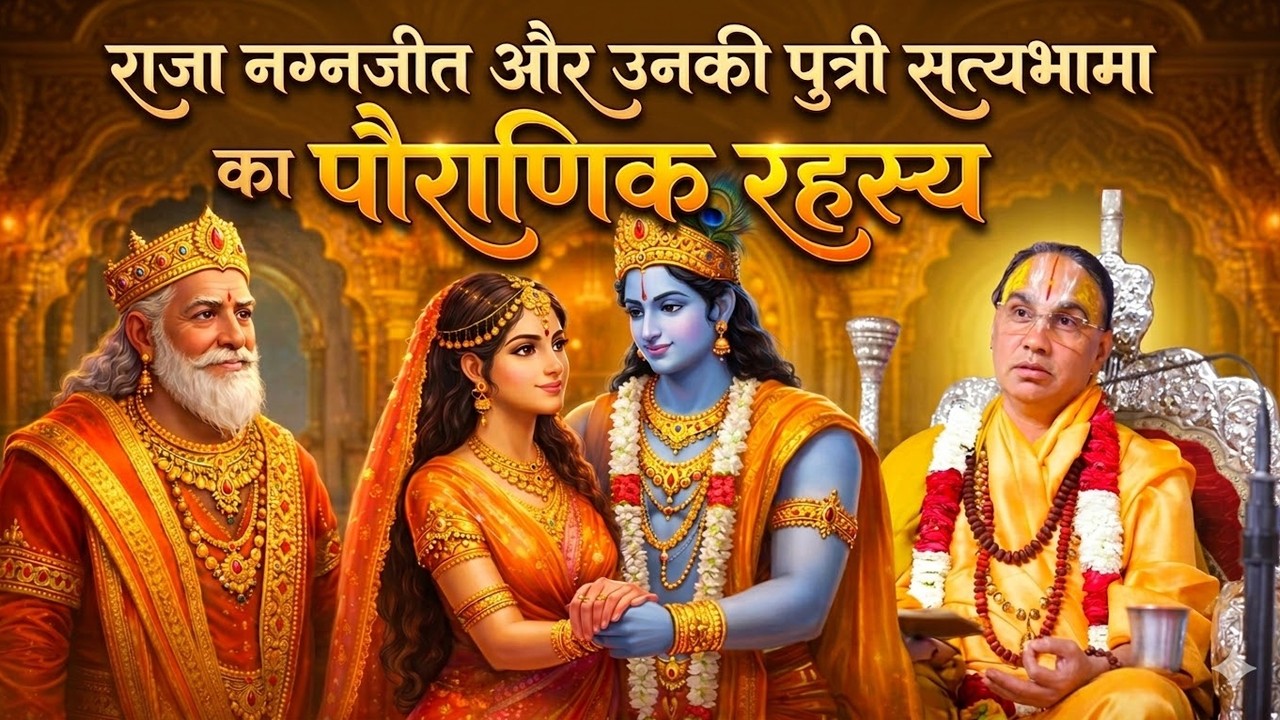 राजा नग्नजीत और उनकी पुत्री सत्यभामा सत्या का पौराणिक रहस्य  By Swami Raghavcharya Ji Maharaj
