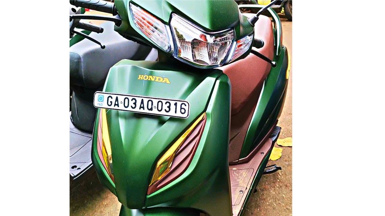 Honda Activa 6G Premium Edition 2022.  New Green Gold Color