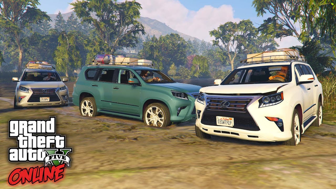 ¡PASEO POR LA SELVA EN LEXUS! | GTA V ONLINE CON AMIGOS