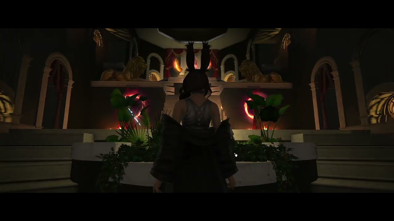 FFXIV Housing - Abyssos Throne Room