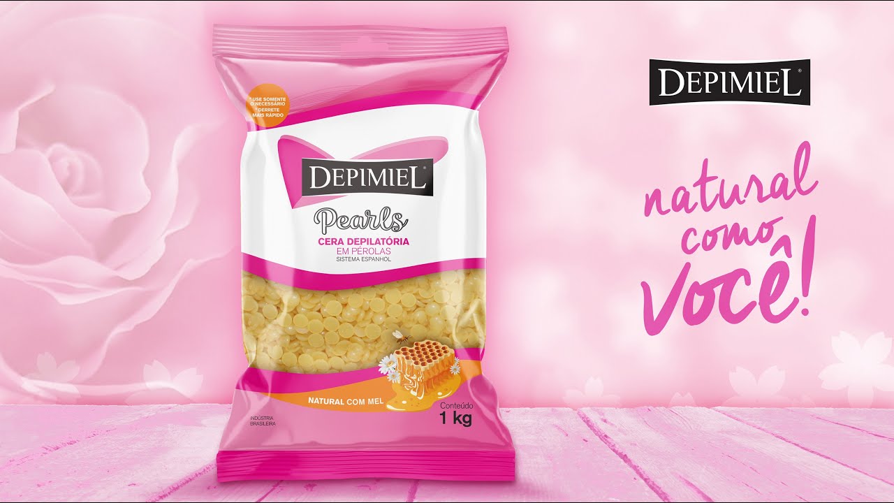 Cera Depilatória Natural em Pérolas - Modo de uso