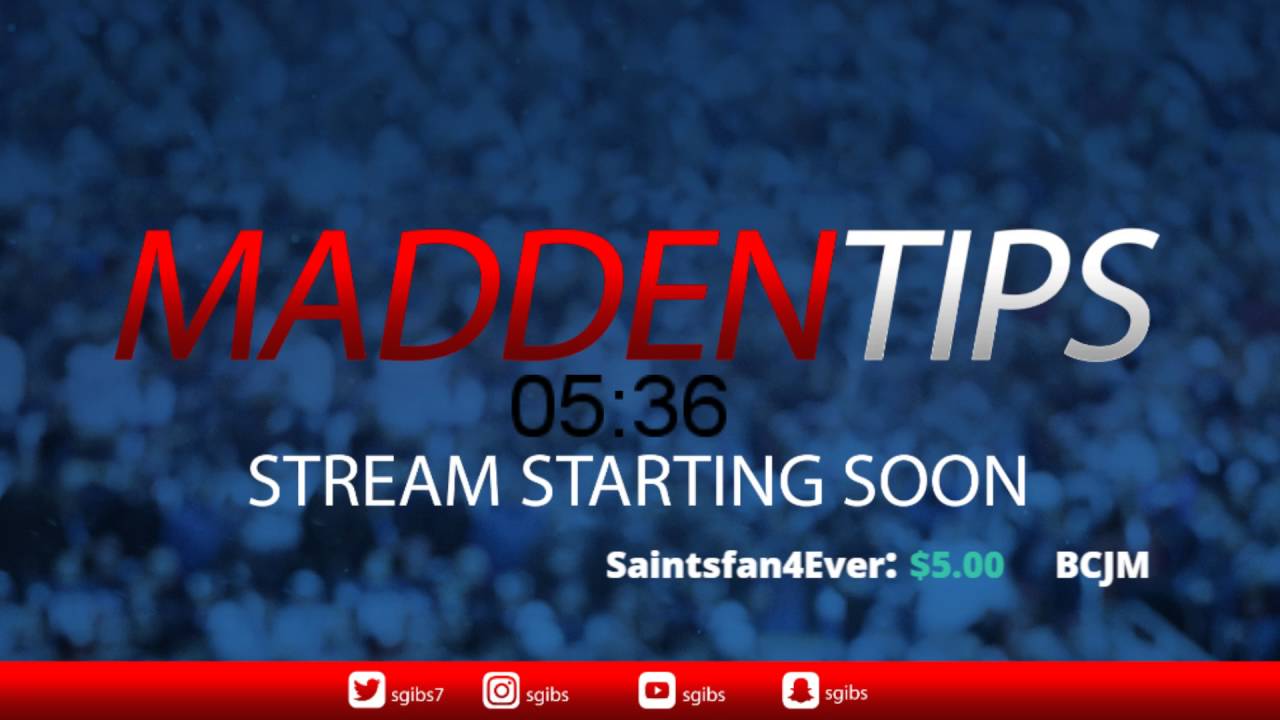 Madden 17 Gameplay Footage | Madden Ultimate Team Live Stream | Sgibs