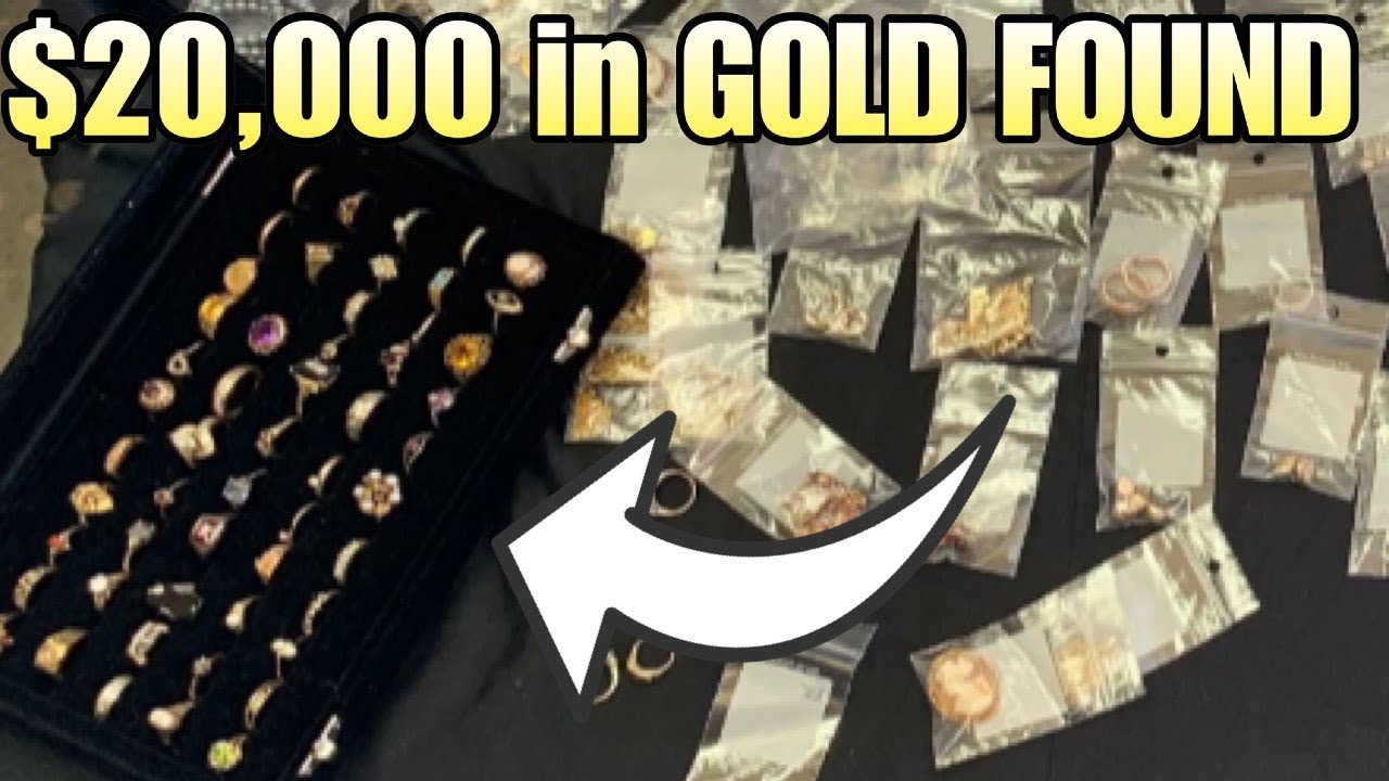 $20,000 in GOLD FOUND! I bought an abandoned storage and found massive gold!