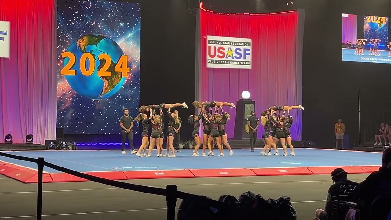 GymTyme Illinois TUMBLE? at The Cheerleading Worlds 2024 &mdash; Semi-Finals
