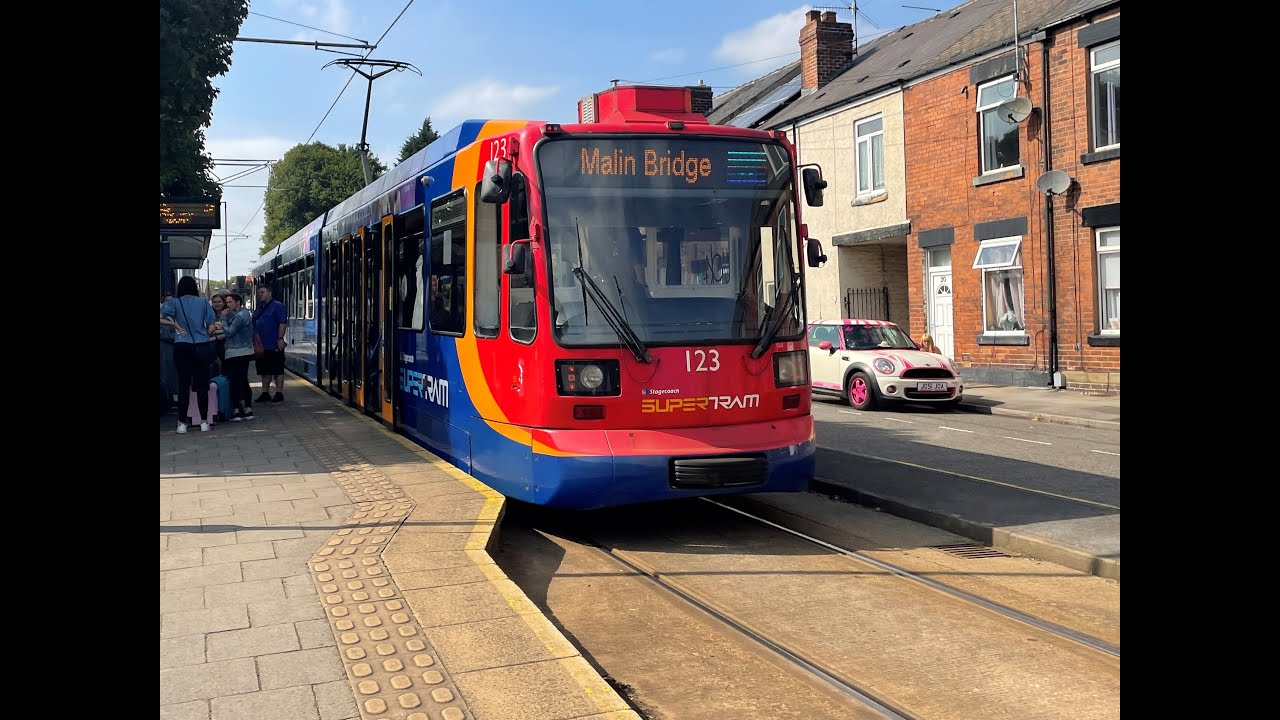 Sheffield Supertram - Halfway to Malin Bridge (Full Route)