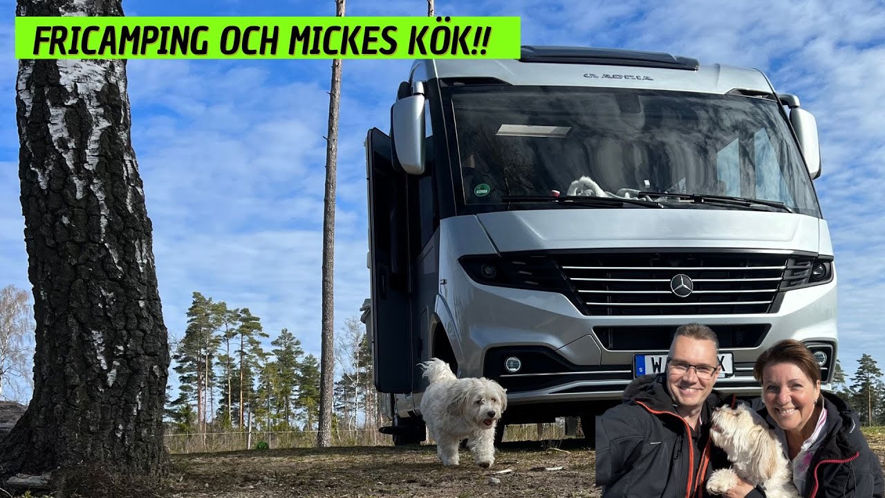 Lite härlig fricamping och plötsligt händer det, Mickes kök! | varahusbilsresor.se