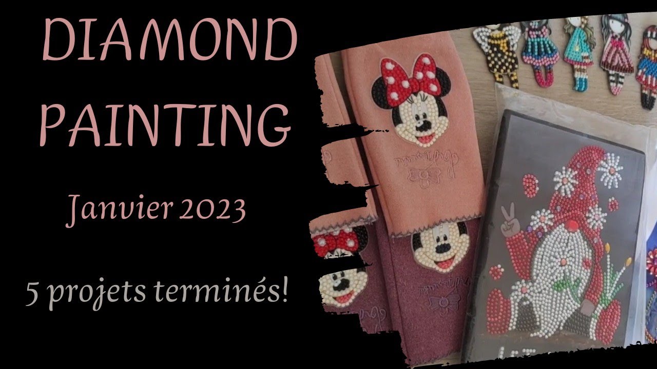 Mes projets terminés - Janvier 2023 - Diamond painting #diamondpainting #dp #diy #loisirscreatifs
