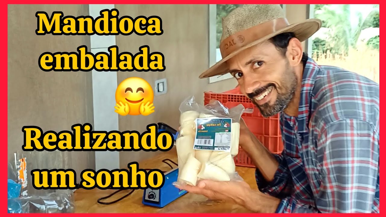 💰🪙Como lucrar vendendo mandioca embalada e congelada nos supermercados.