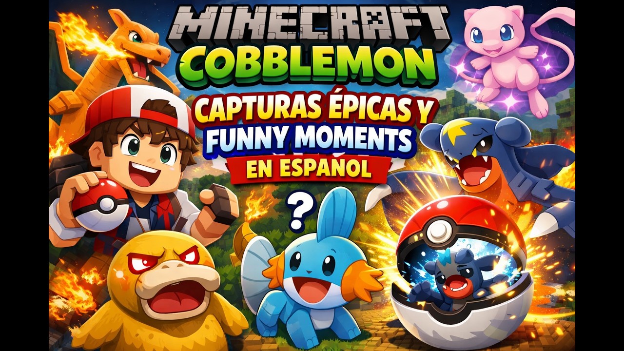 Minecraft Cobblemon Funny Moments y Capturas Épic