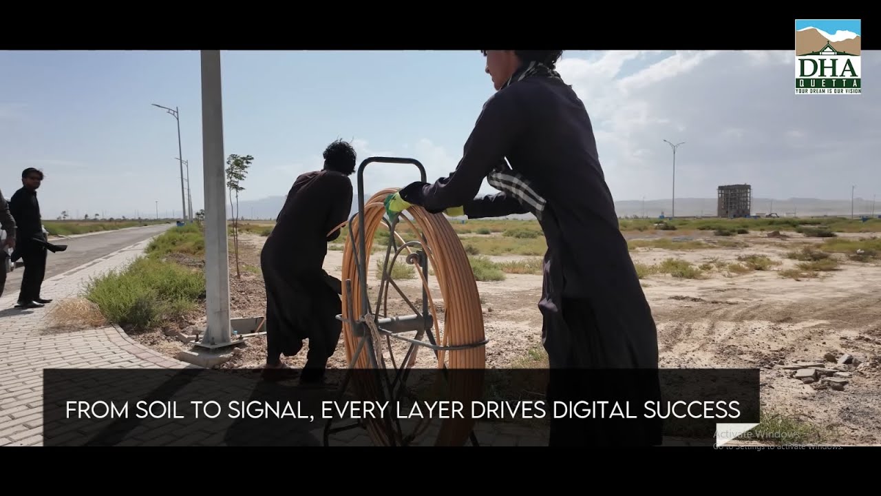 DHA QUETTA - GPON FIBER OPTIC NETWORK DEPLOYED IN EARLY BIRD SECTORS