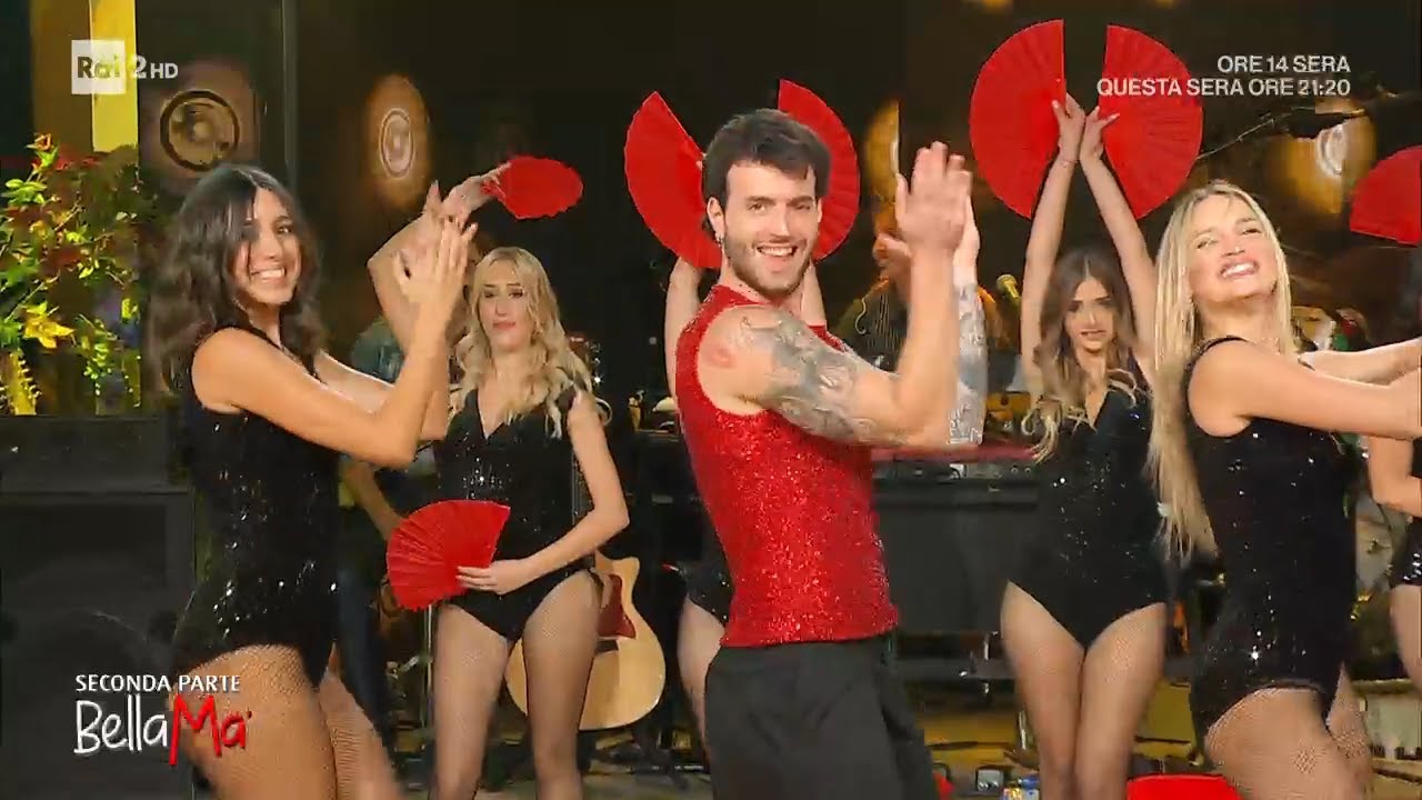 Il corpo di ballo di BellaMa' omaggia Raffaella Carrà - BellaMa' 02/10/2025