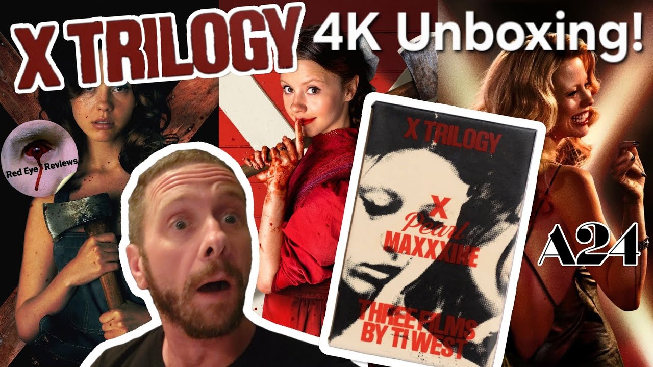 X Trilogy 4K Unboxing #a24 | Red Eye Reviews 
