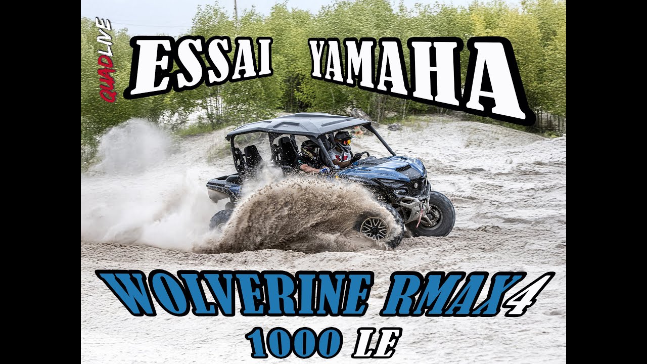 🔥 Yamaha Wolverine RMax4 1000 LE :  le SSV 4 places qui voit grand ! 🔥