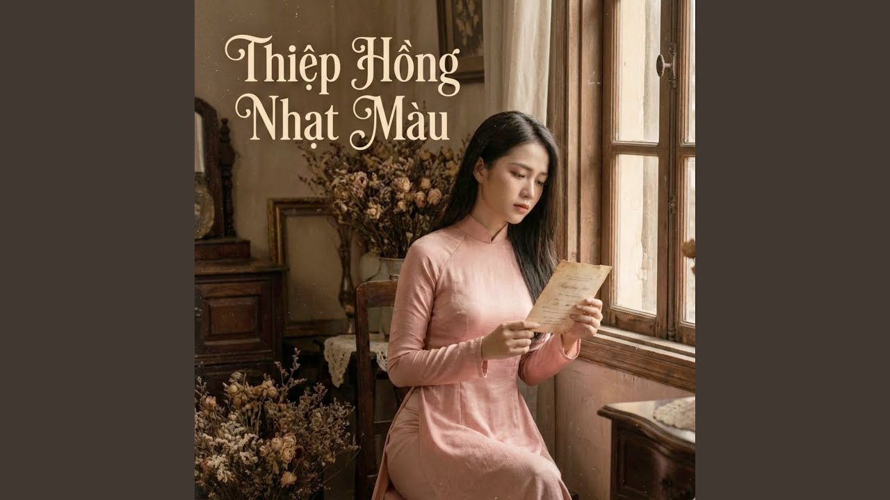 Thiệp Hồng Nhạt Màu