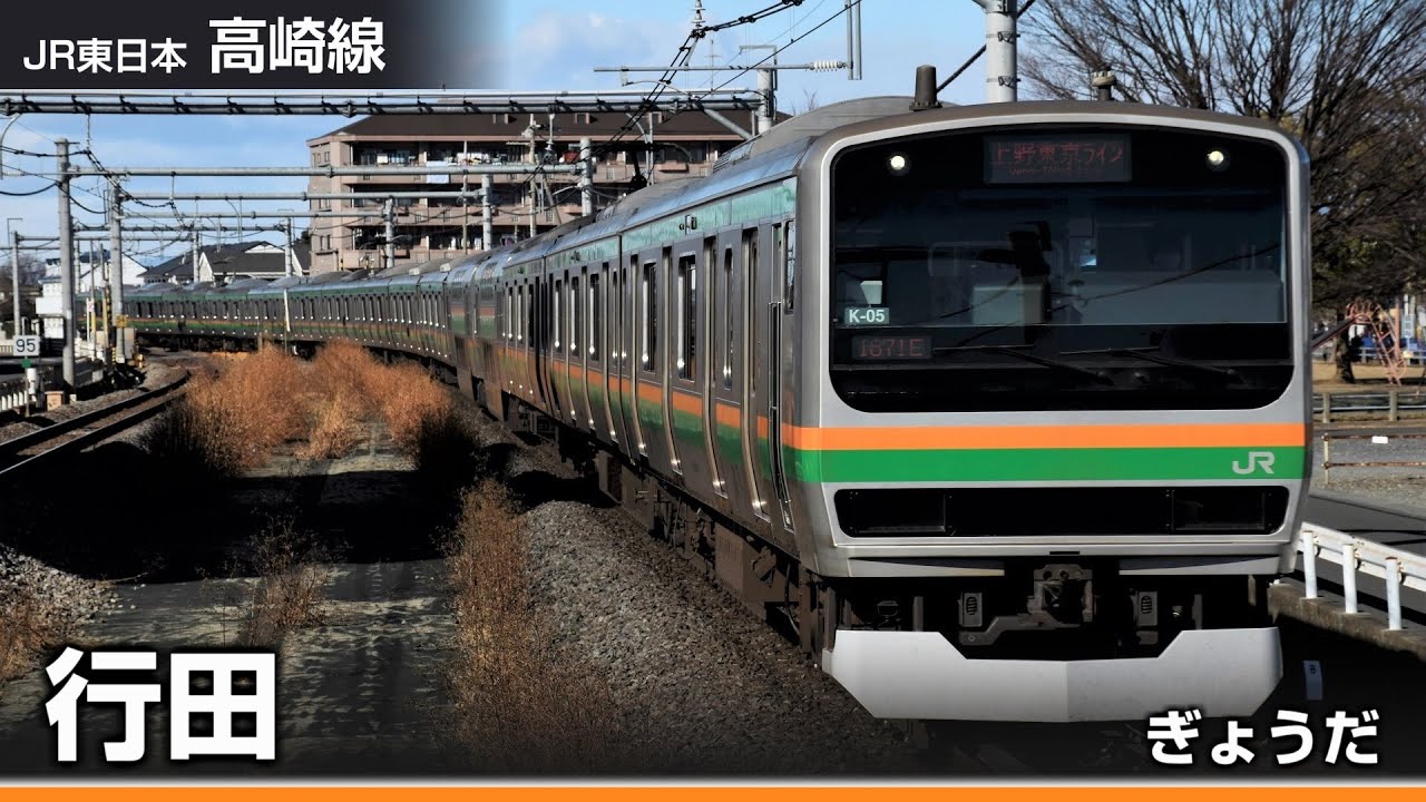 【駅名ソング】「アンパンマンのマーチ」でJR高崎線、上越線、信越本線(東京～新潟)の駅名を歌います。