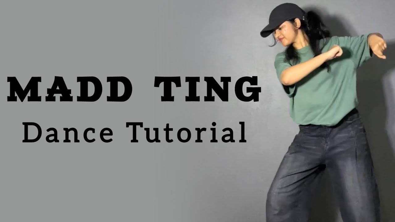 Урок танца Madd Ting (пошаговое объяснение + счет + медленная музыка) | #dancechallege #tutorial