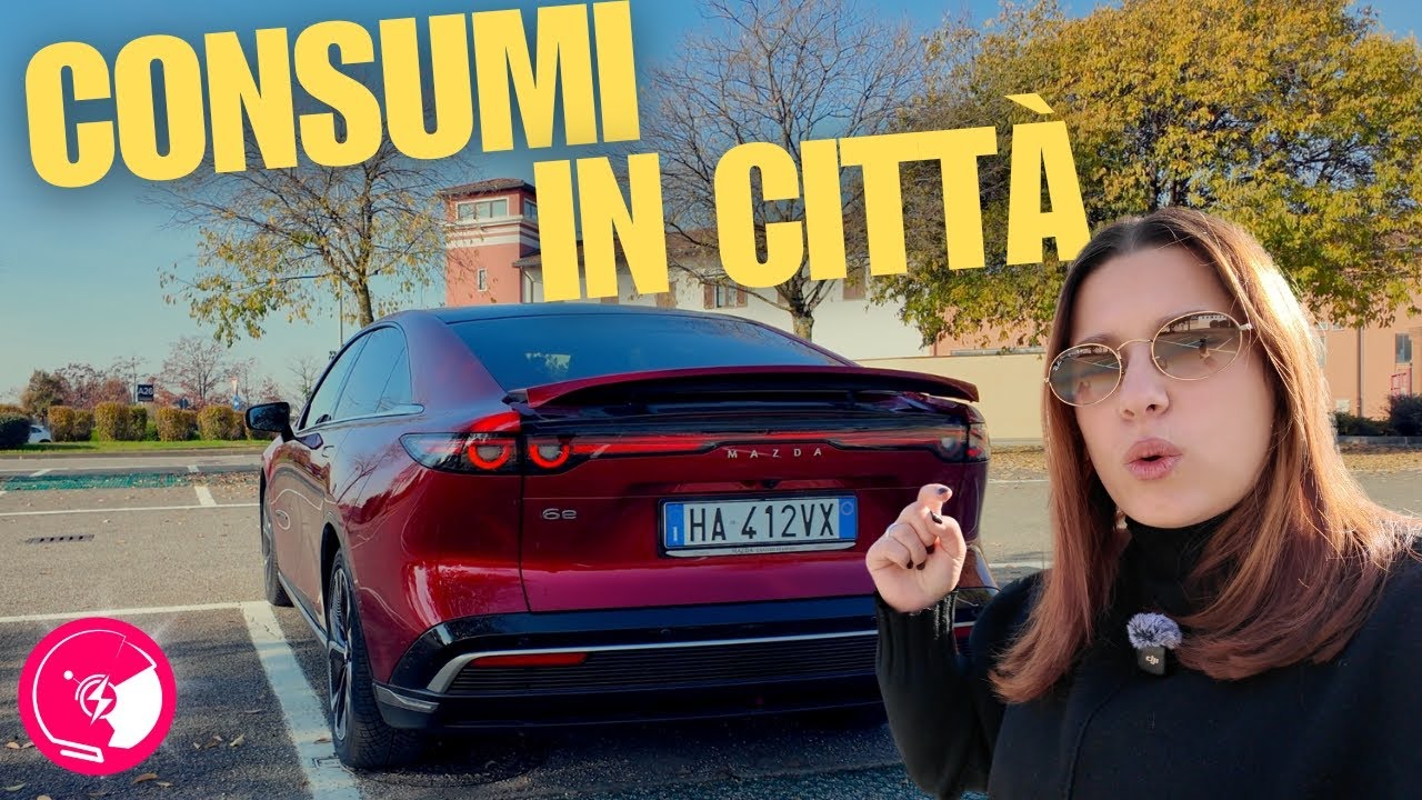 CONSUMI in urbano della BERLINA elettrica MAZDA 6E