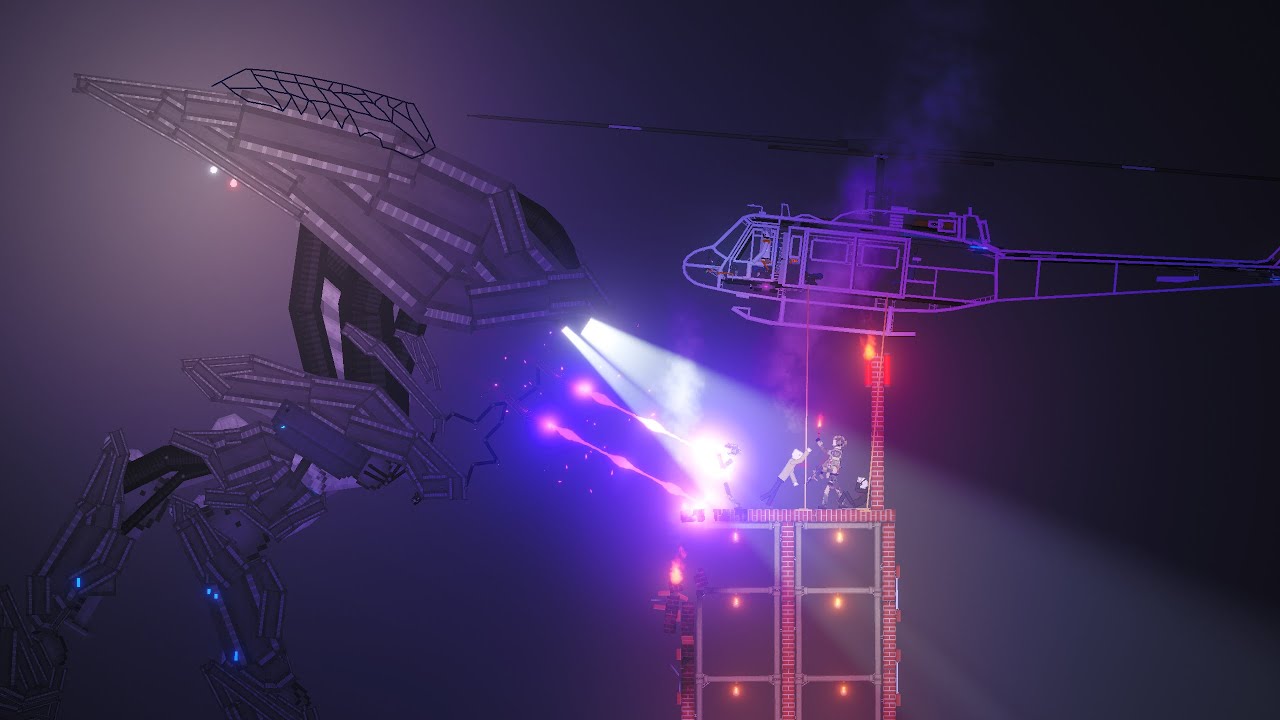 Aliens Attack Earth(Soldiers Vs Aliens) in People Playground
