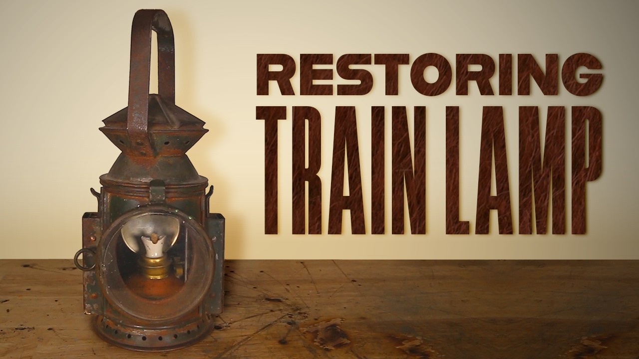 I Restored an OLD Train Lamp! | Satisfying Restoration