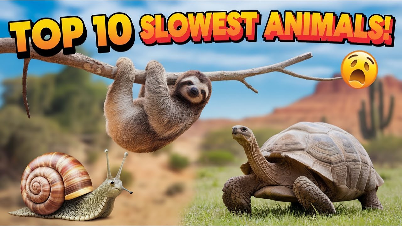 Discover the Top 10 Slowest Animals: Unbelievably Slow Creatures!