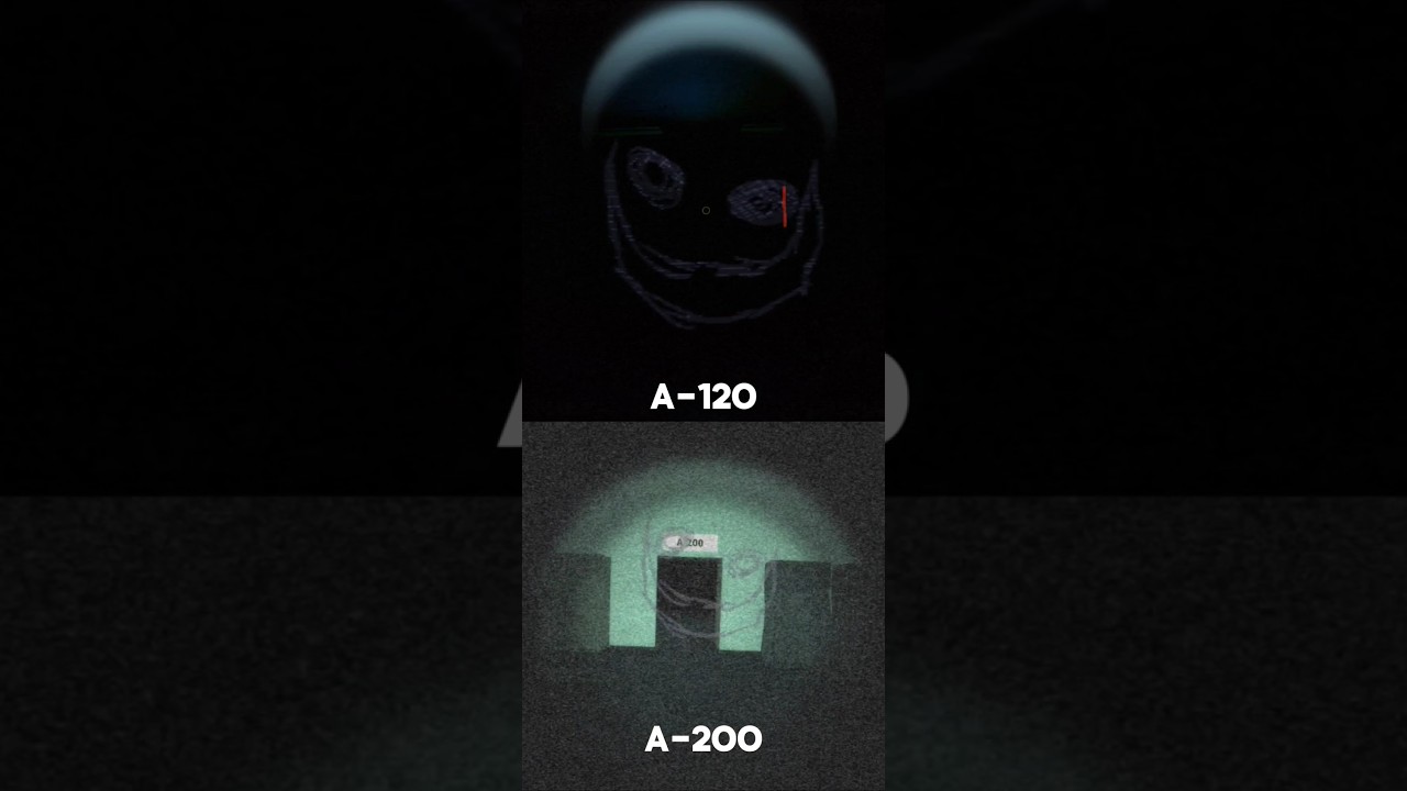 A-120 and A-200 Jumpscares | Rooms & Doors #rooms #roblox #fangame