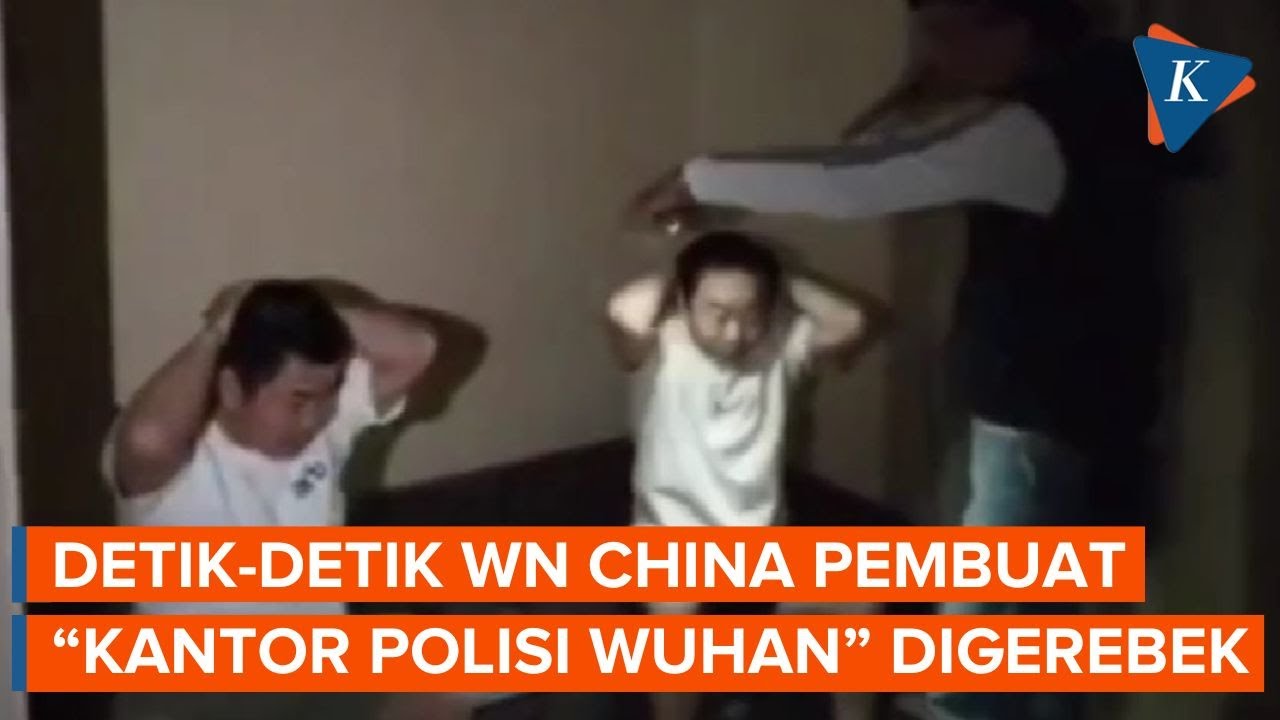 Momen Polisi Bongkar Markas Penipuan 