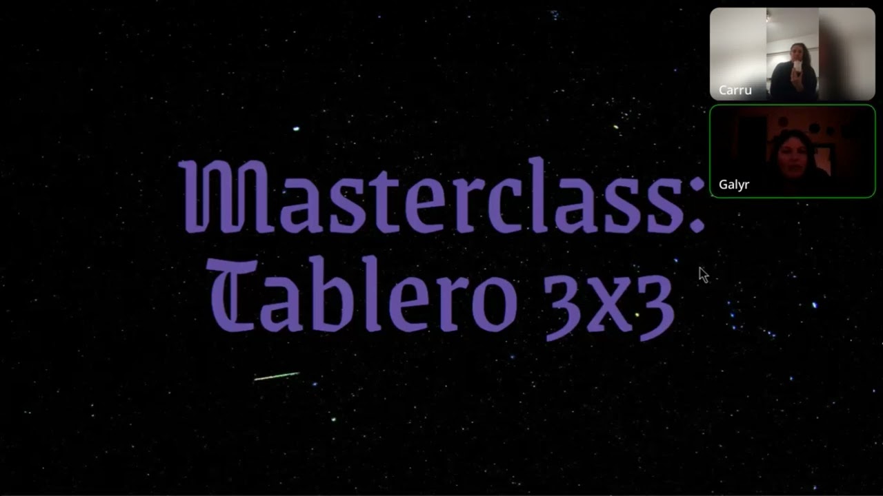 MASTERCLASS TABLERO 3x3 - GALYR