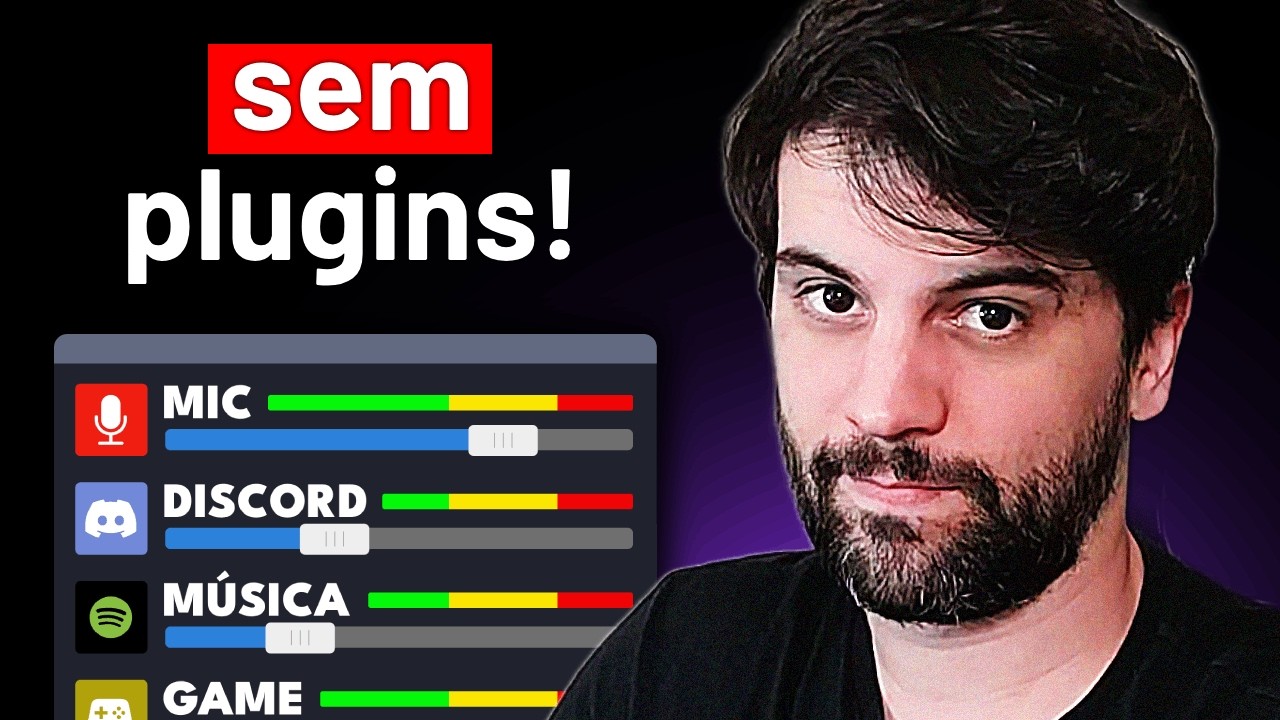 Como separar o Audio no OBS - SEM Plugins, SEM VoiceMeeter (Discord, Música, Spotify, Game…)