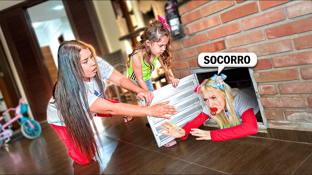 A JULLY FICOU PRESA EM UM LUGAR MISTERIOSO DA CASA! * tivemos que ajudar ela